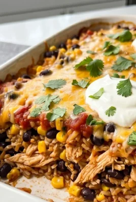 Easy Chicken Burrito Casserole
