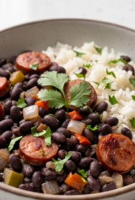 Hearty Black Beans and Rice with Sausage