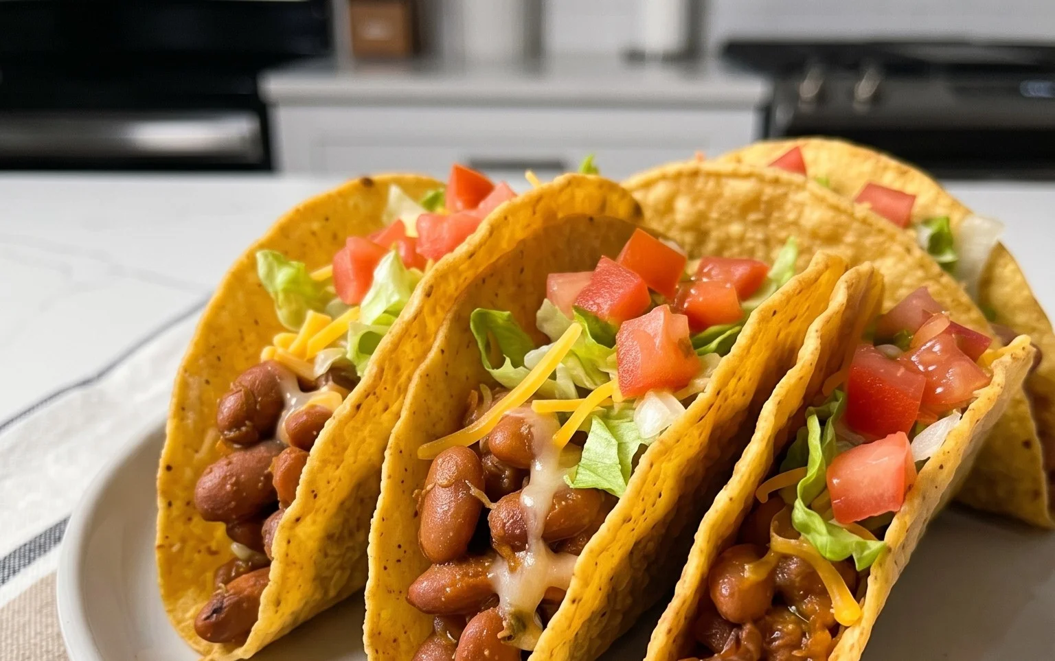 Crispy Pinto Bean Tacos