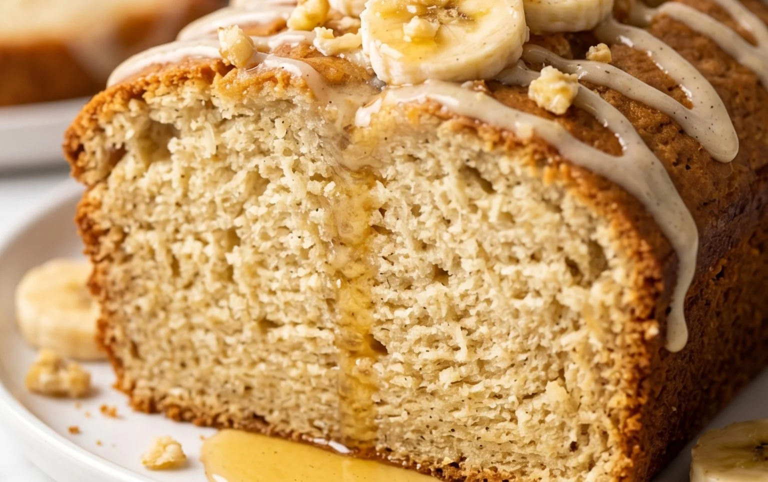 The BEST Honey Vanilla Banana Bread ~ Soft & Fluffy, Easy Recipe