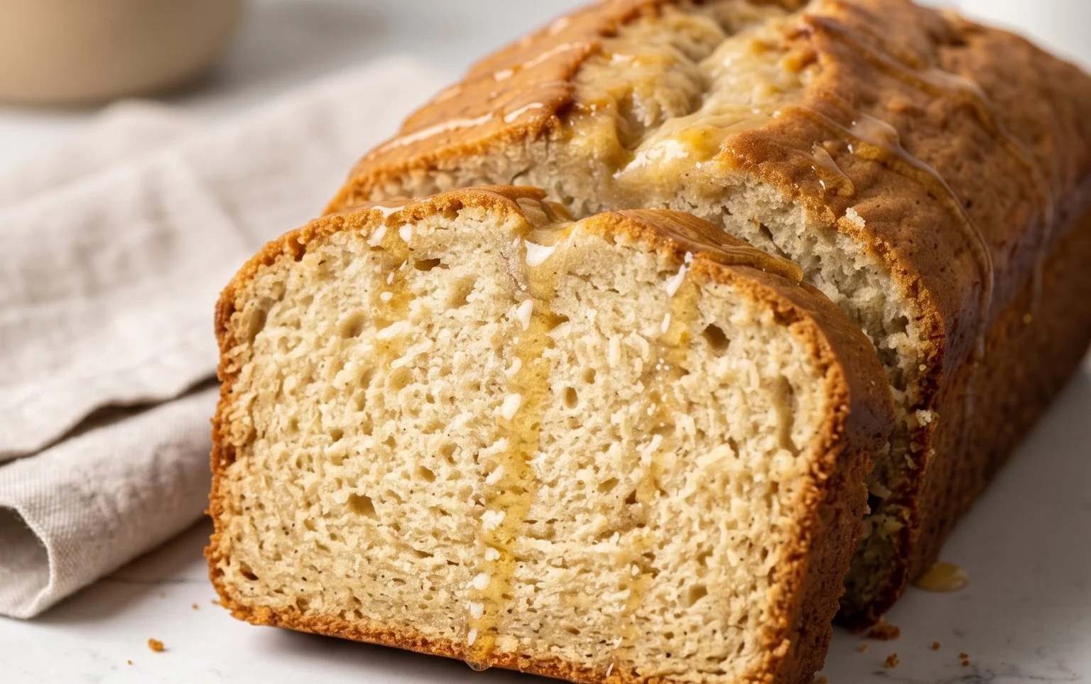 The BEST Honey Vanilla Banana Bread ~ Soft & Fluffy, Easy Recipe