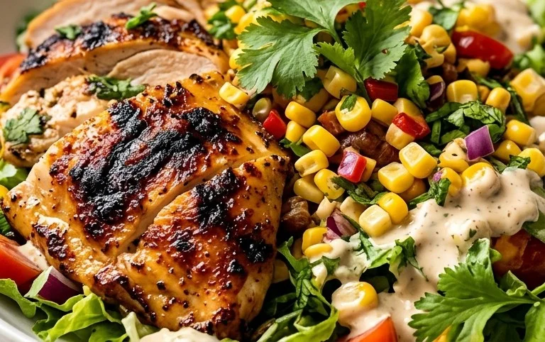 Peruvian Grilled Chicken Salad