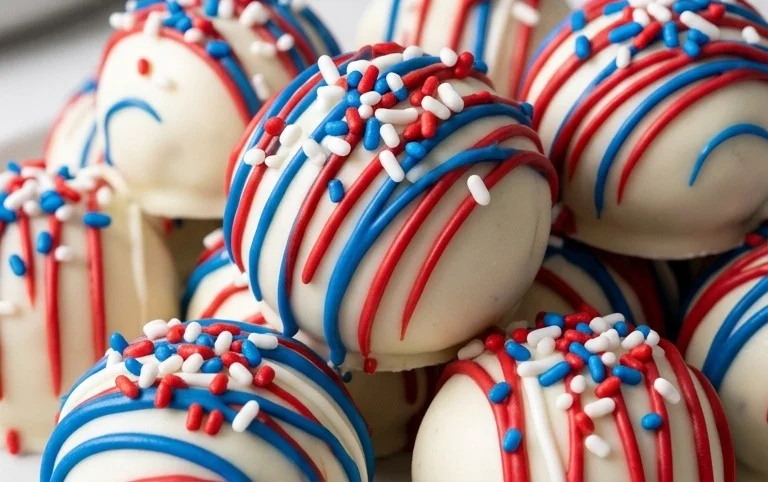 Patriotic Oreo Balls