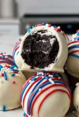 Patriotic Oreo Balls