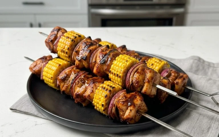 Mexican Barbecue Chicken Skewers