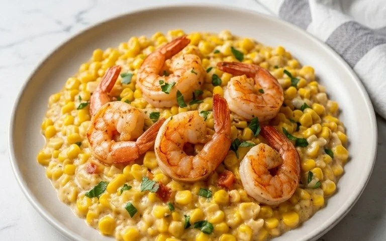 Shrimp and Creamed Corn (30 Minutes, One-Pan)