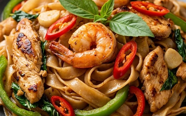 Drunken noodles