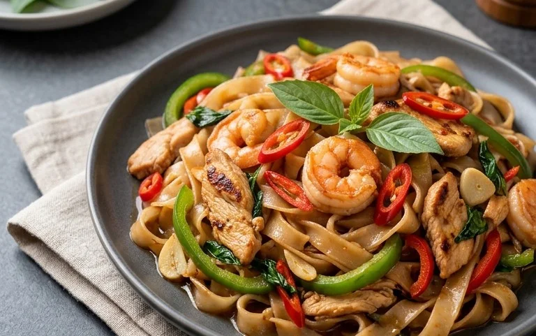 Drunken Noodles (Pad Kee Mao)