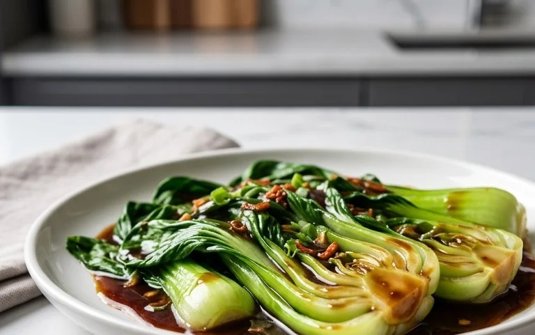 Bok Choy with Oyster Sauce