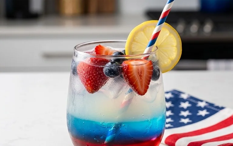 July 4th Layered Drinks Recipe