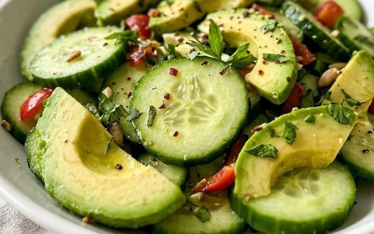 Cucumber Avocado Salad