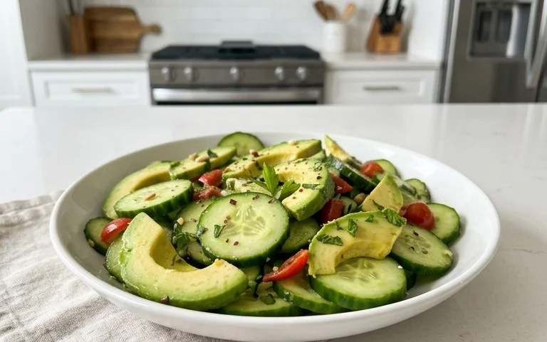 Cucumber Avocado Salad
