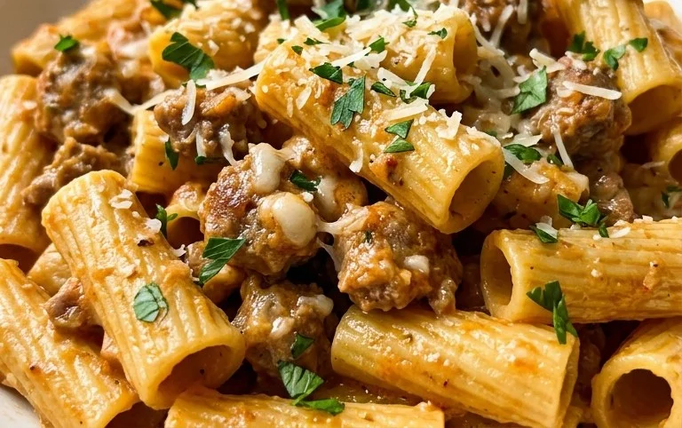 Creamy Sausage Rigatoni (One-Pan, 30-Minute Meal)
