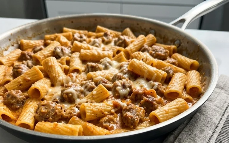 Creamy Sausage Rigatoni (One-Pan, 30-Minute Meal)