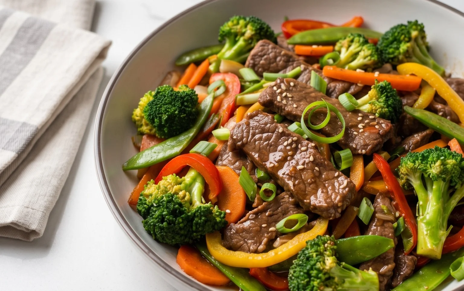 Beef Stir Fry with Vegetables (30-Minutes)