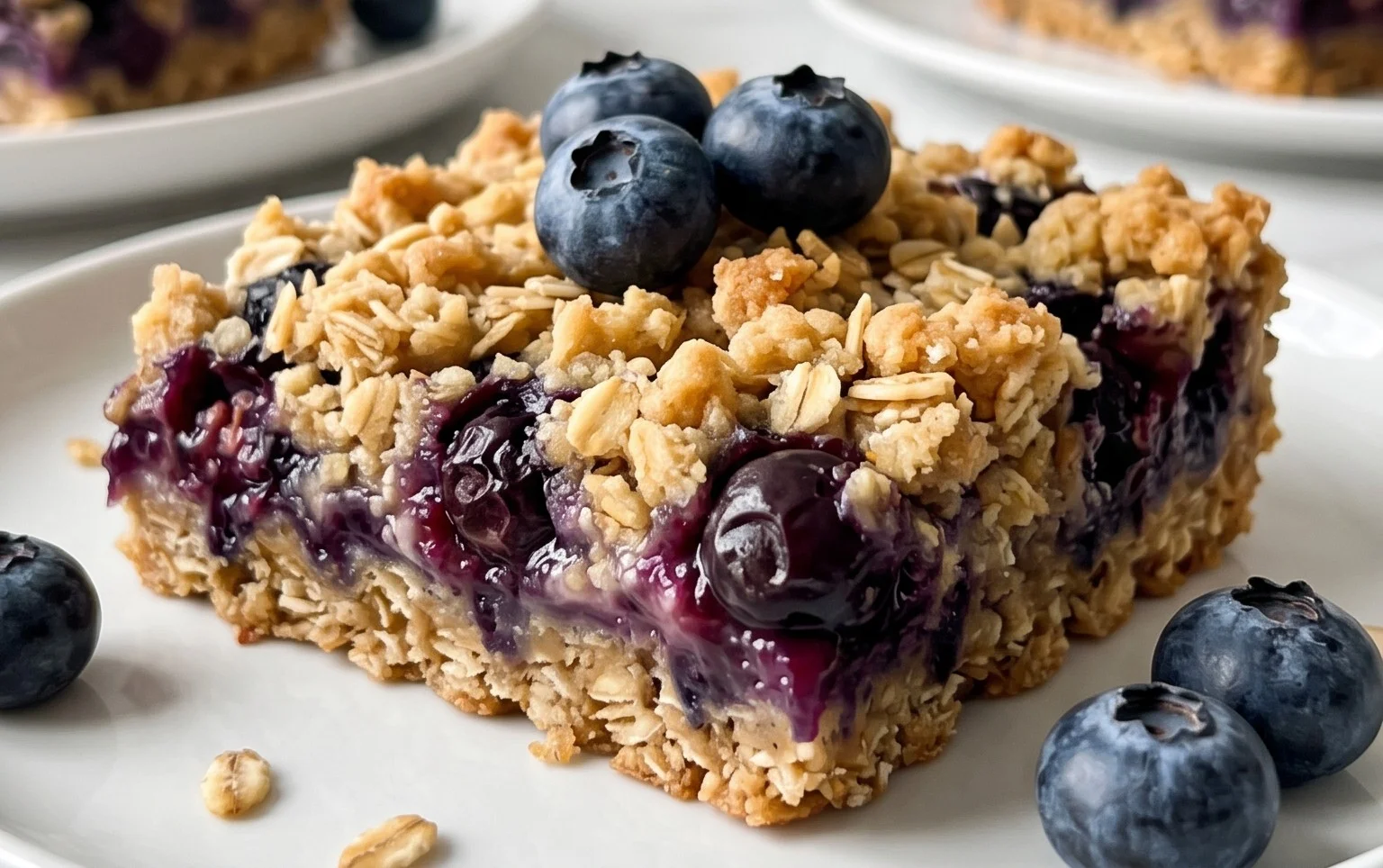 Blueberry Oatmeal Bars