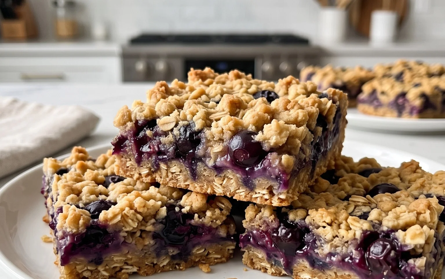 Blueberry Oatmeal Bars