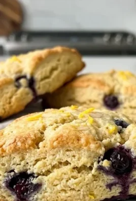 Almond Flour Lemon Blueberry Scones