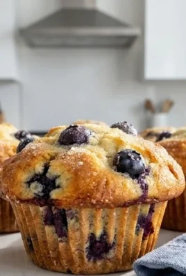 Sour Cream Blueberry Muffins