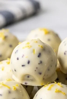 LEMON BLUEBERRY TRUFFLES