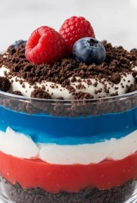 Red, White and Blue Dirt Cups