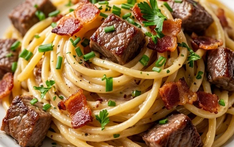 Beef Bacon Pasta