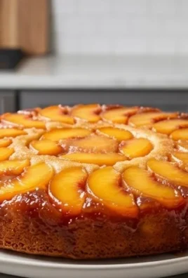 Peach Upside-Down Cake Recipe