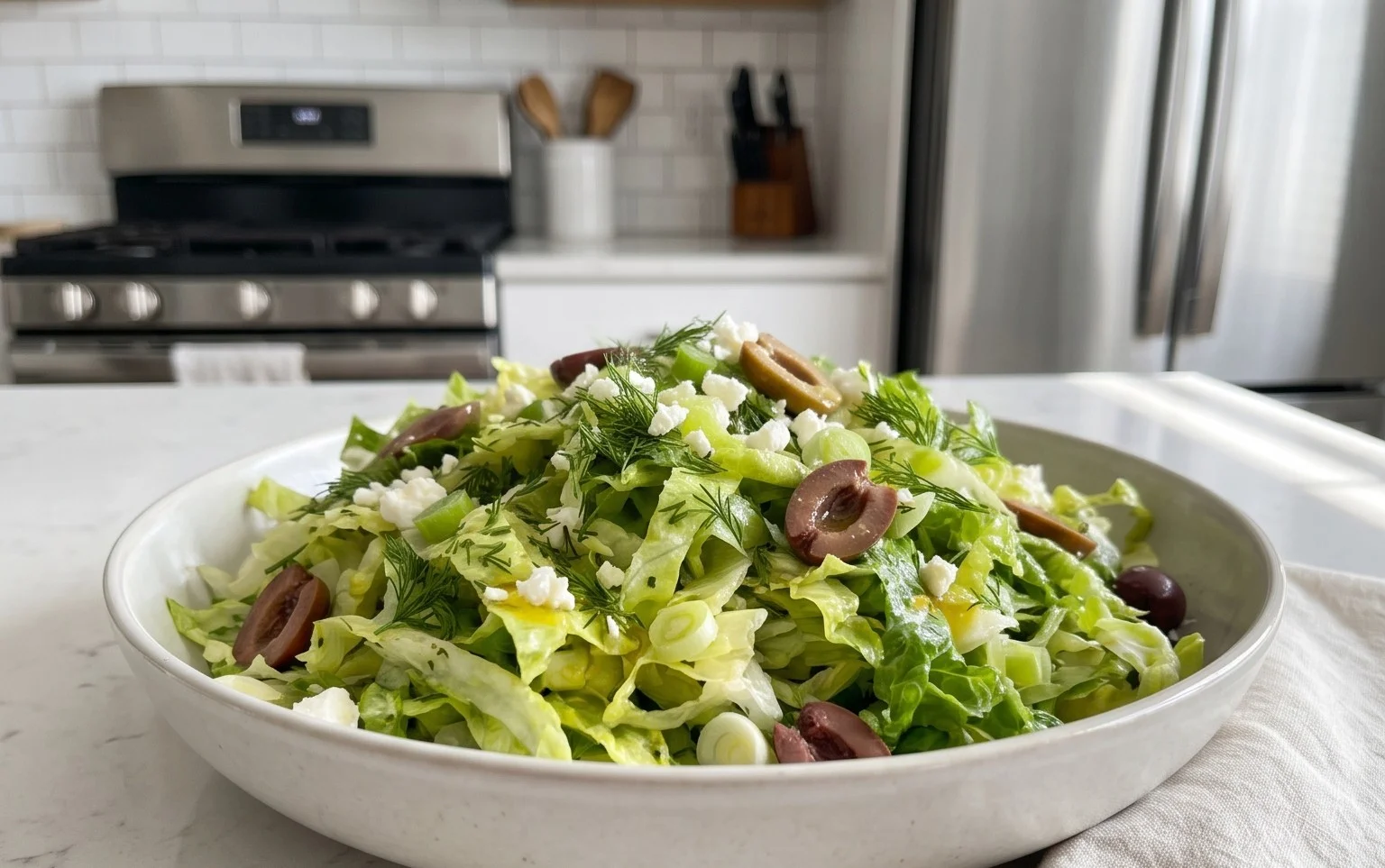 Maroulosalata (Greek Lettuce Salad)