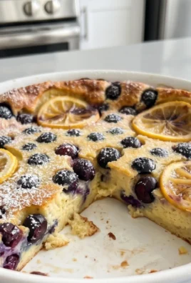 Lemon Blueberry Clafoutis