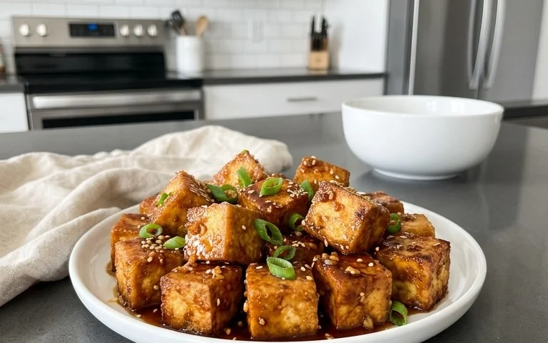 Honey Garlic Tofu