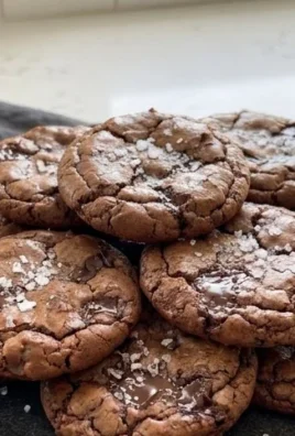 Salted Brownie Cookies