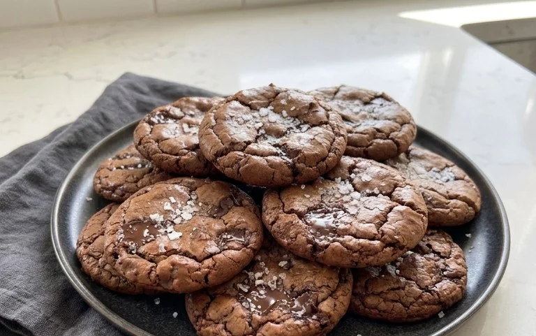 Salted Brownie Cookies