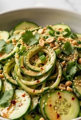 Creamy Asian Cucumber Salad Bowl