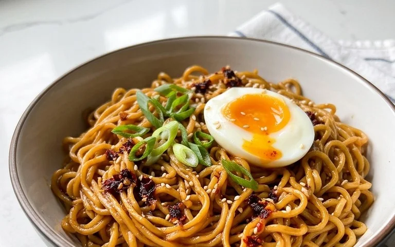 Easy Saucy Ramen Noodles