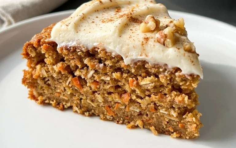 Easy Flourless Oatmeal Carrot Cake Recipe