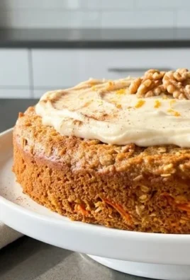 Easy Flourless Oatmeal Carrot Cake Recipe