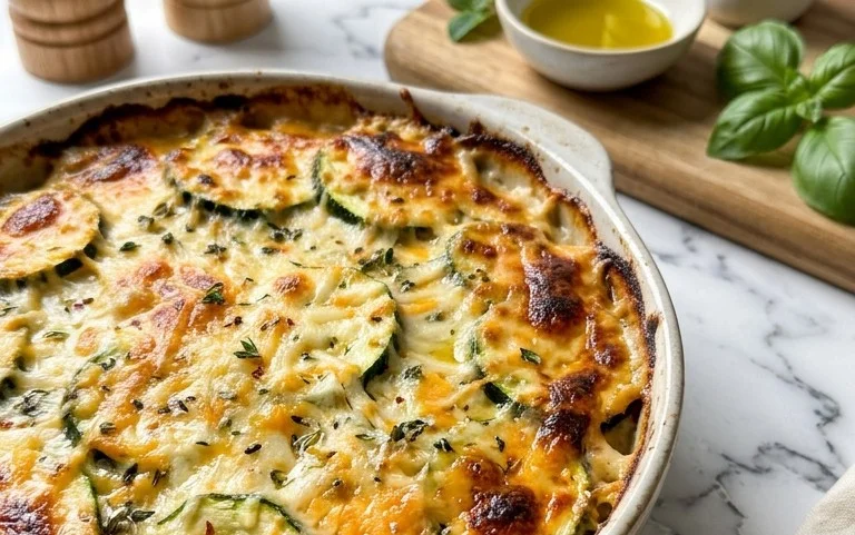 Baked Zucchini and Cheese