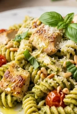 Creamy Chicken Pesto Pasta