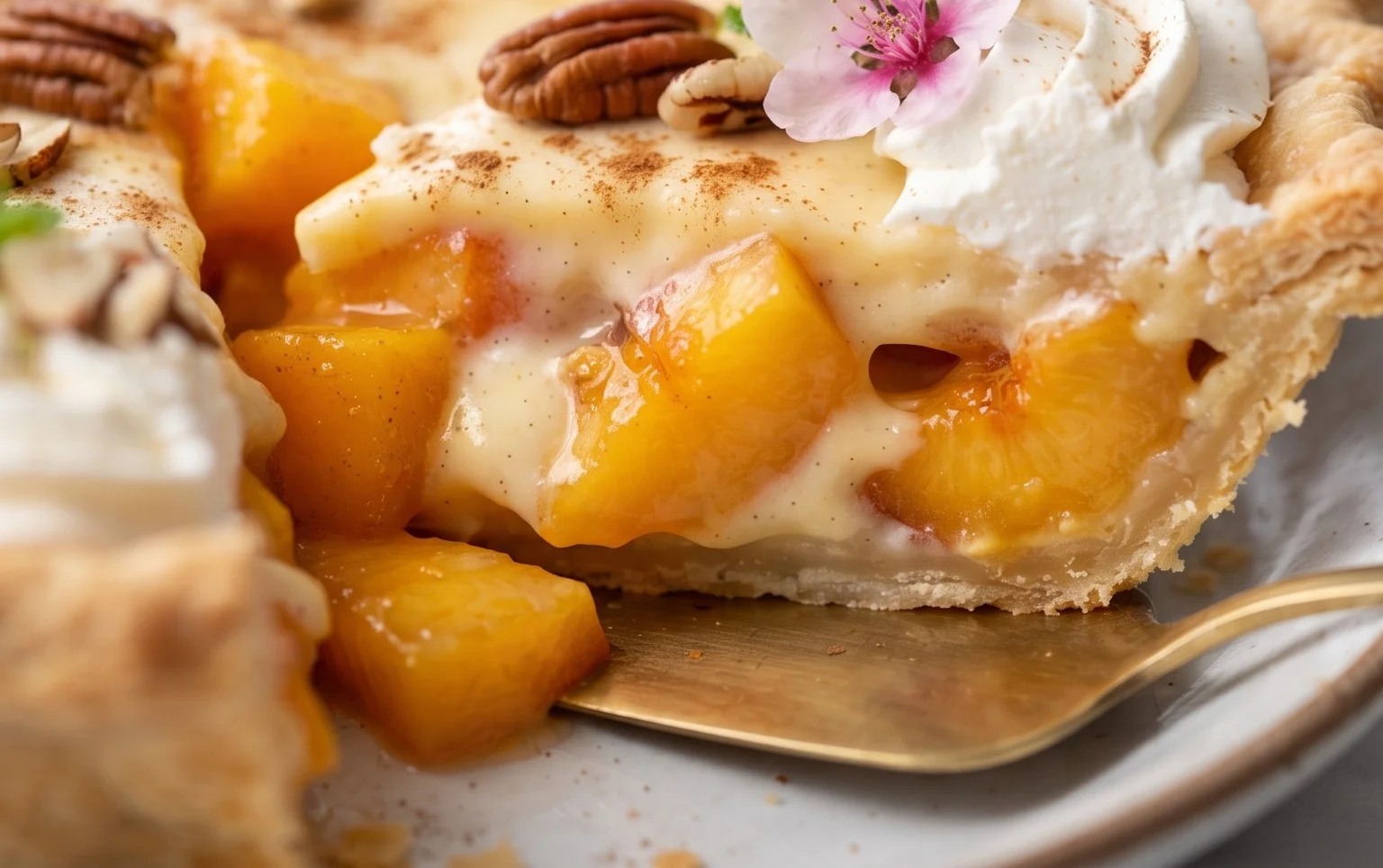 Peaches and Cream Pie