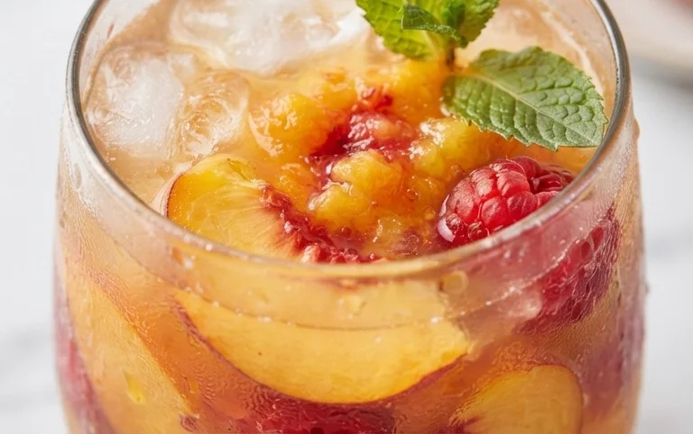 Refreshing Peach Lemonade