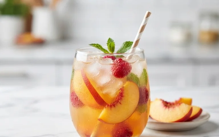 Refreshing Peach Lemonade