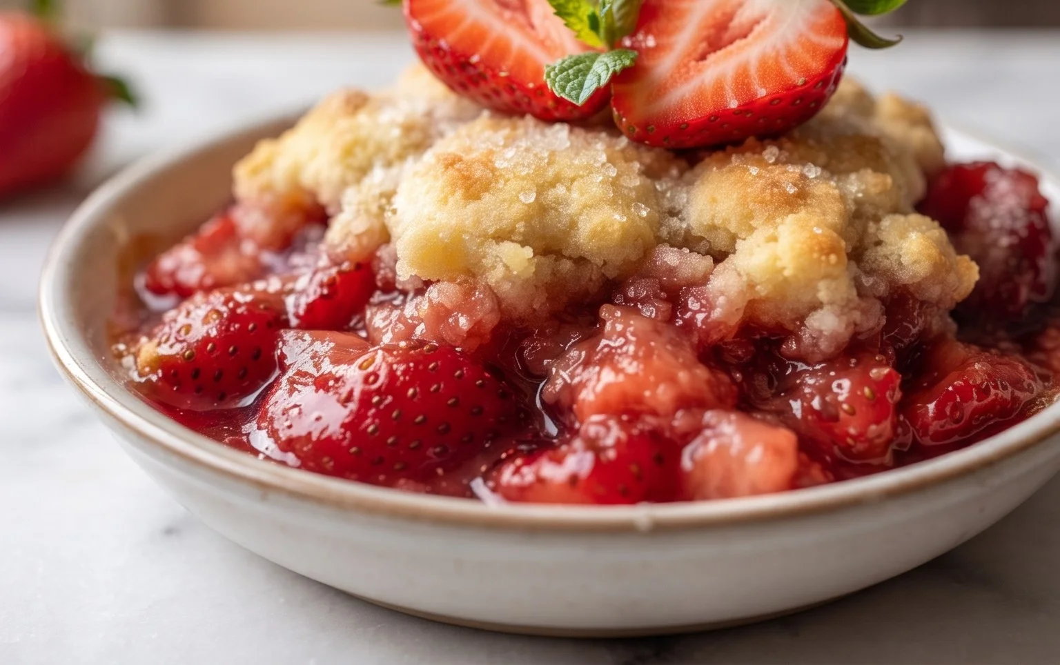 Strawberry Cobbler