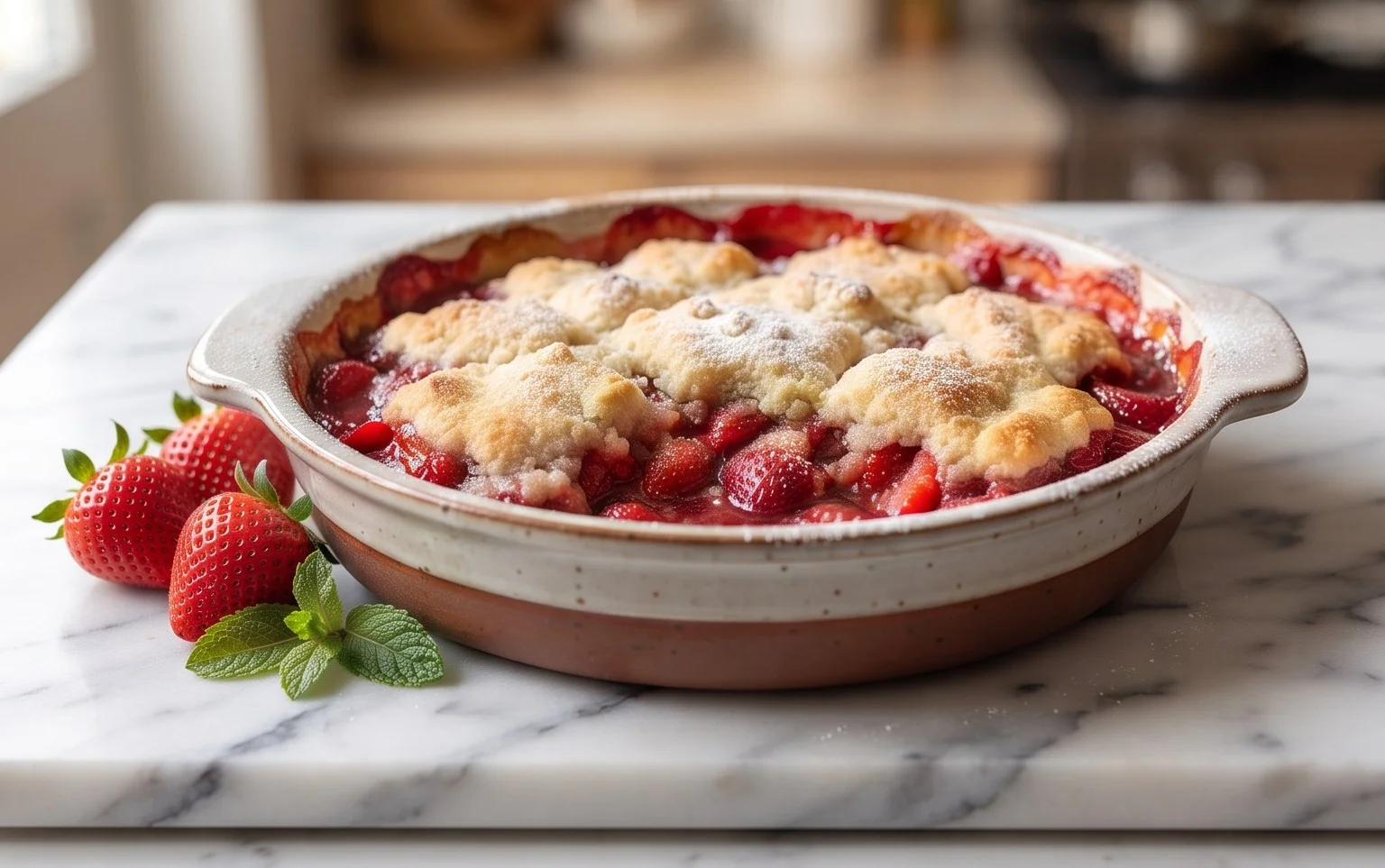 Strawberry Cobbler