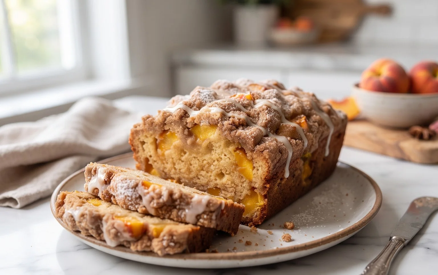 Southern Peach Bread