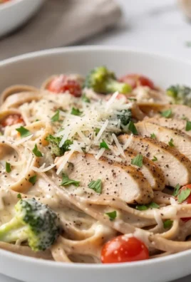 Low Calorie Chicken Alfredo