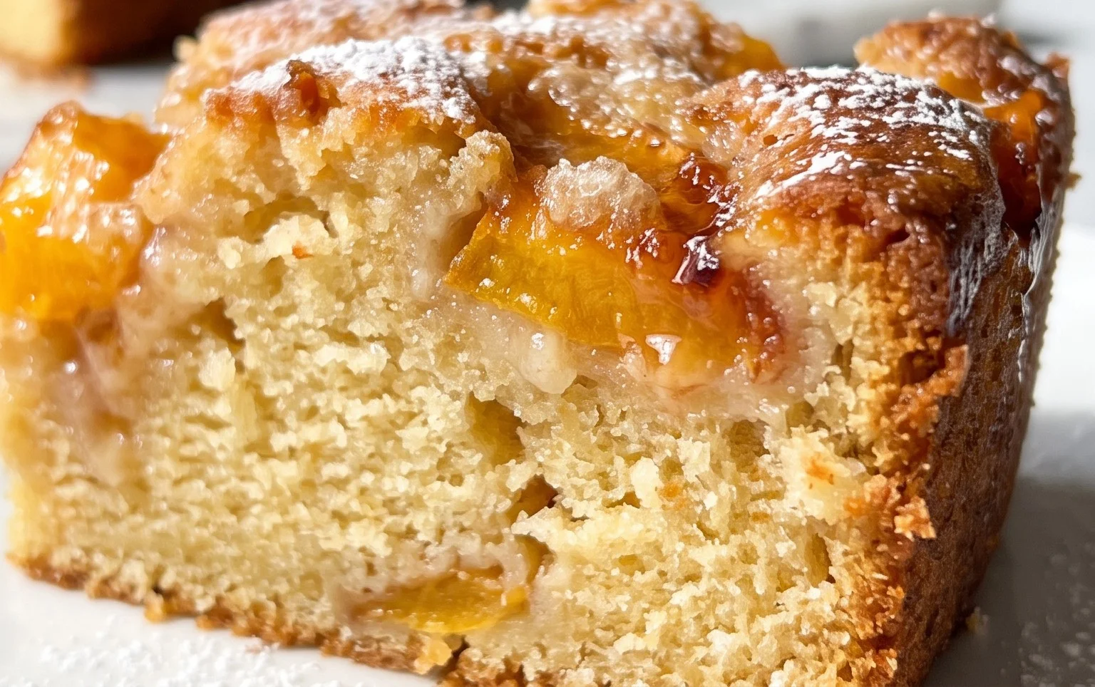 Peach Cobbler Pound Cake