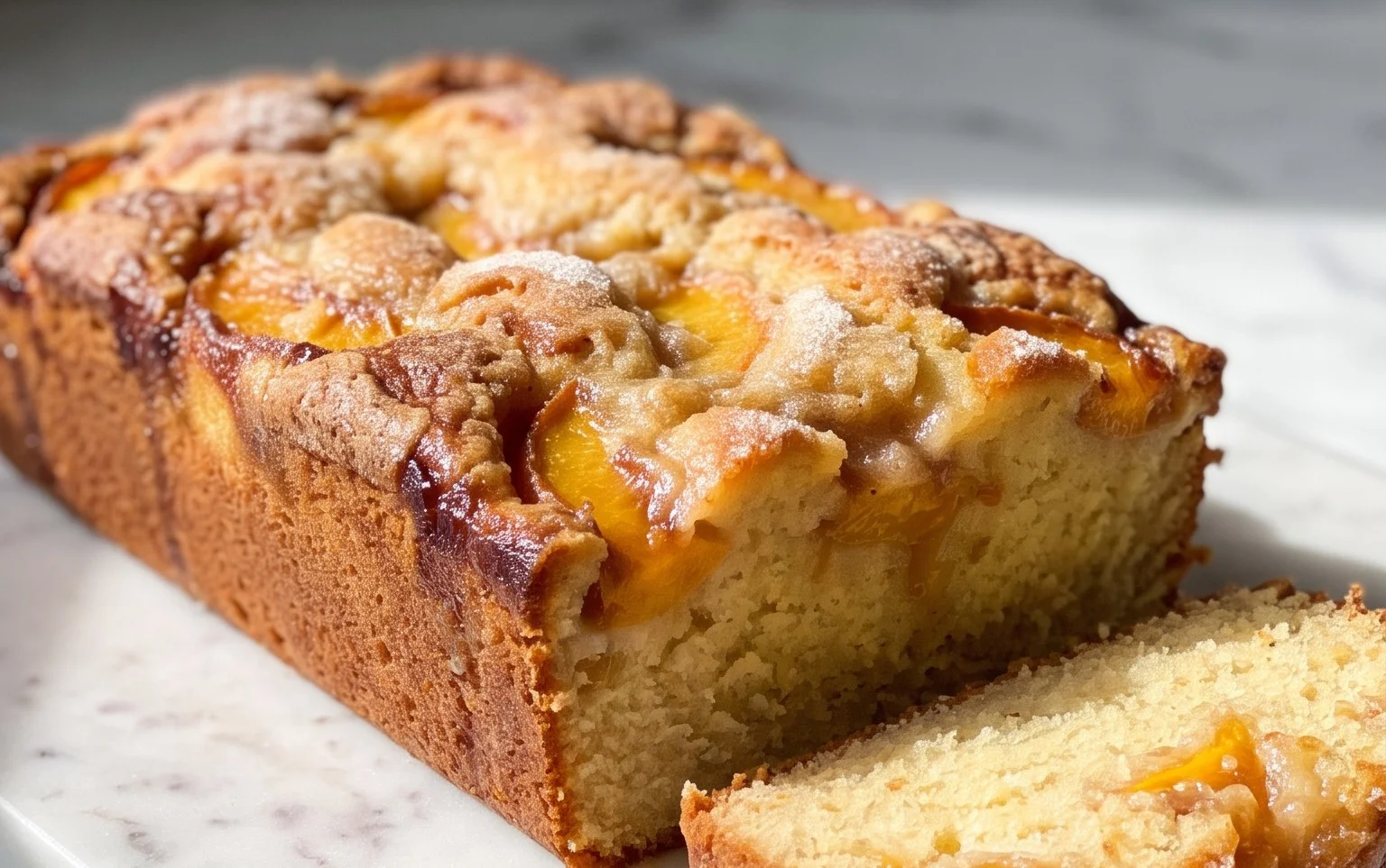 Peach Cobbler Pound Cake