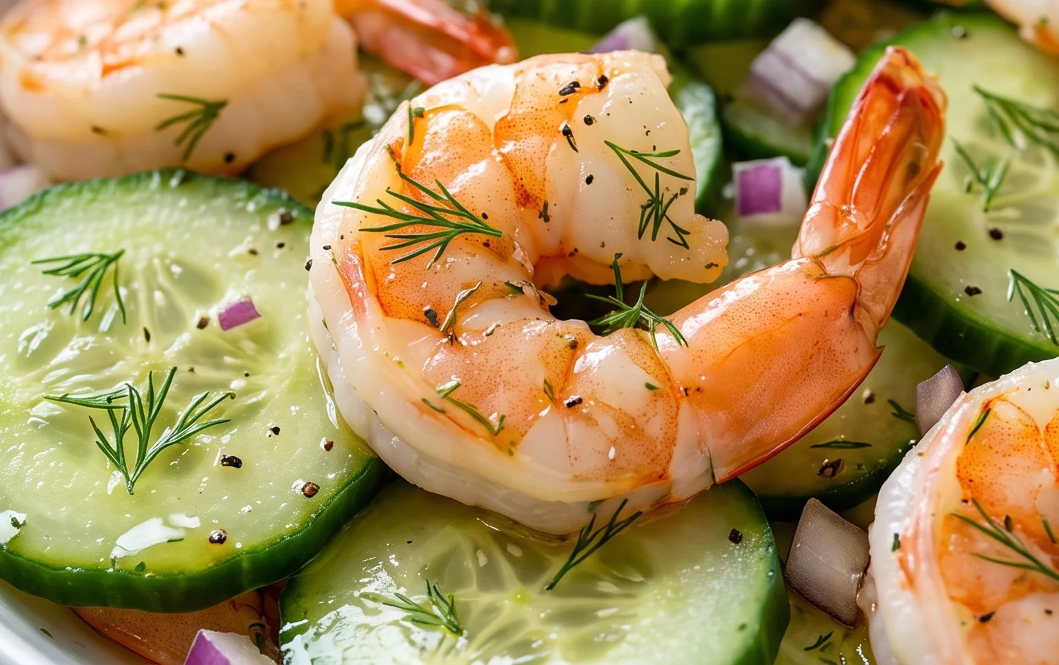 Cucumber Shrimp Salad