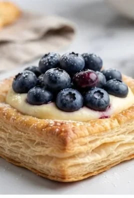 Blueberry Cream Cheese Puff Pastry