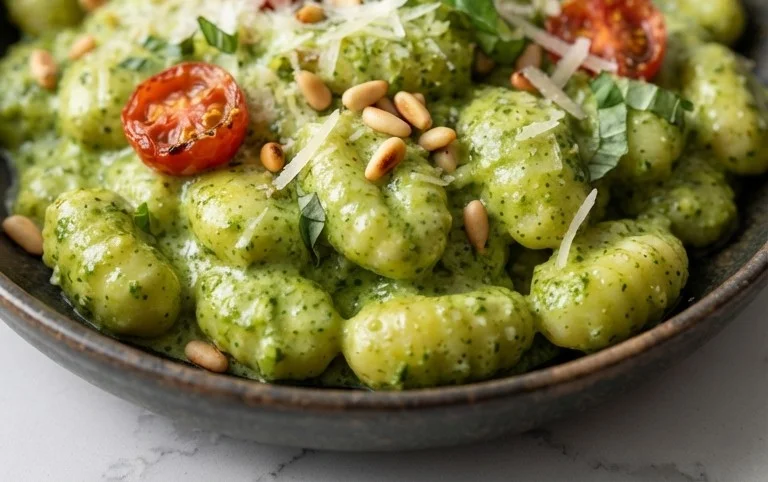 Creamy Pesto Gnocchi